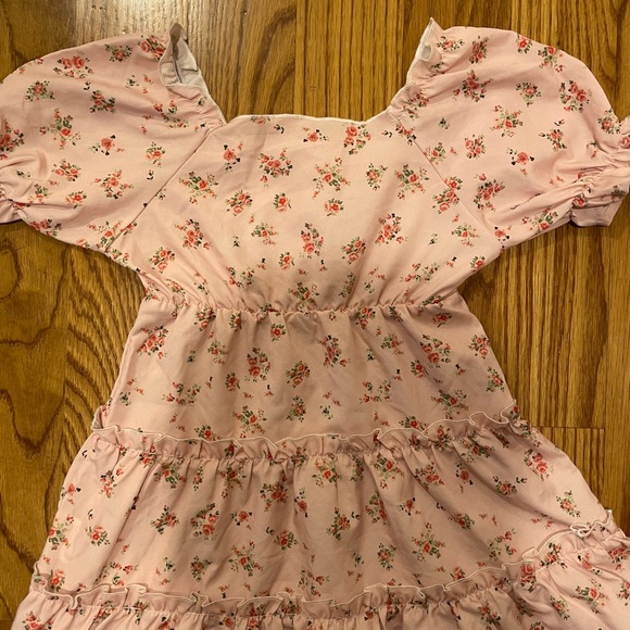 Floral girl hem dress - Picture 2 of 4